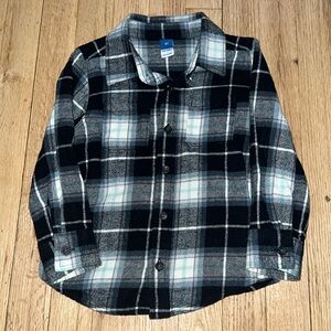 NWOT Old Navy Toddler Boy Plaid Button Down